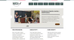 Desktop Screenshot of indicia.sk