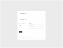 Tablet Screenshot of etrack.indicia.dk